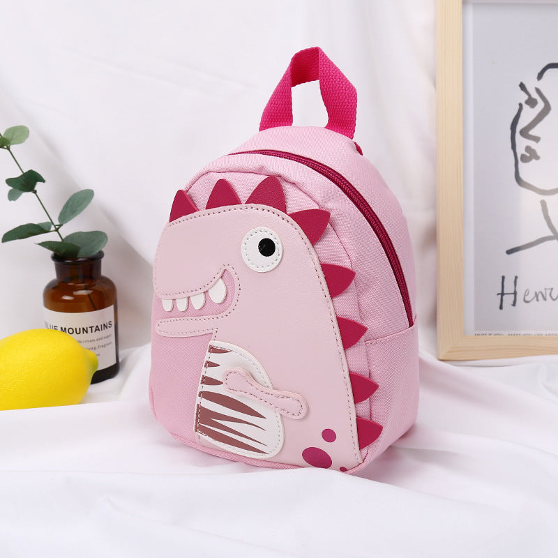 non slip wear resistant cartoon cute dinosaur childrens small backpack