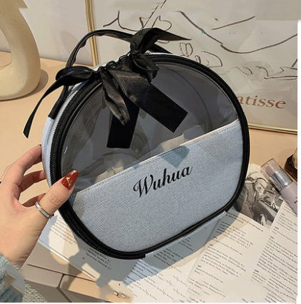 cosmetic bag with large capacity high end sense of exquisite female travel and portable