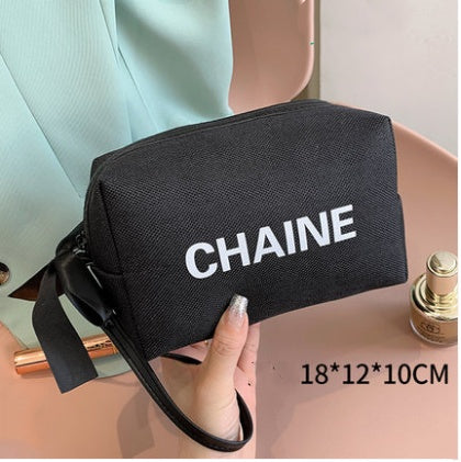 cosmetic bag with large capacity high end sense of exquisite female travel and portable