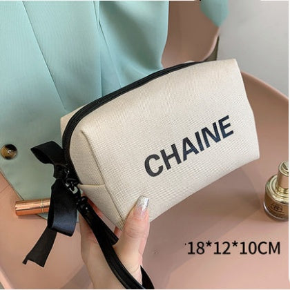 cosmetic bag with large capacity high end sense of exquisite female travel and portable