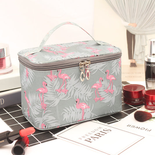 net red cosmetic bag female portable large capacity travel waterproof