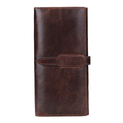 leather wallet top layer cowhide ladies