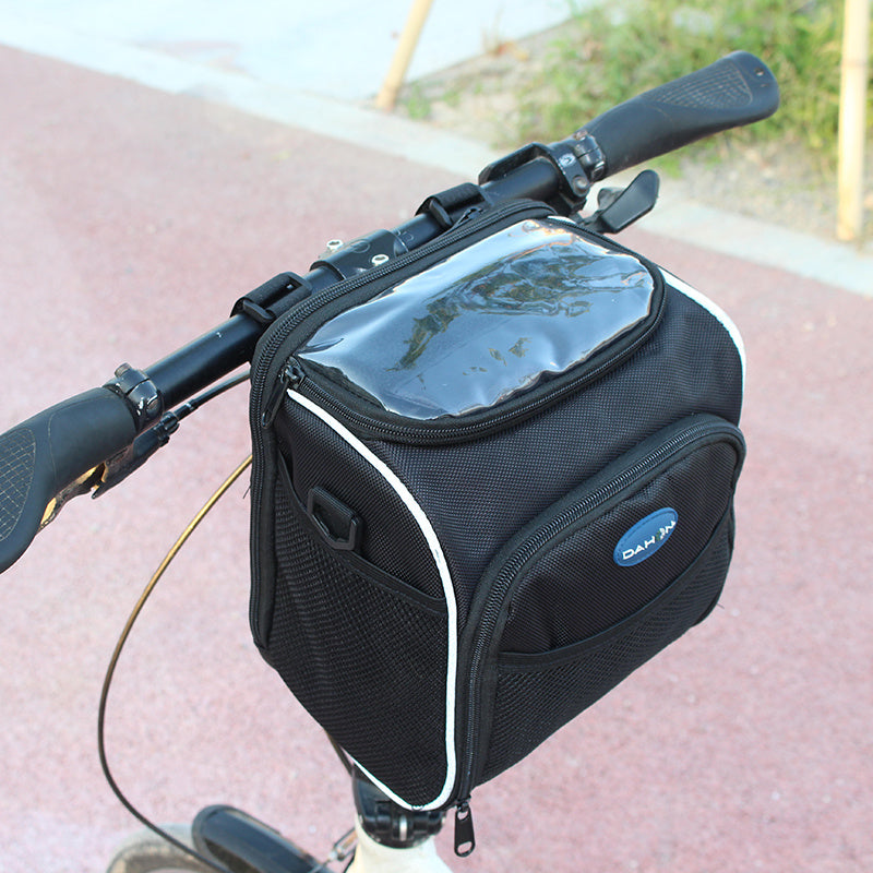 driving electric folding bicycle handlebar bag