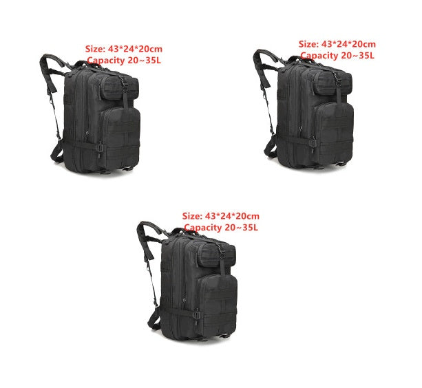 sports outdoor mountaineering travel double shoulder knapsack camping army camouflage pack tactical backpack 45l large 3p backpack