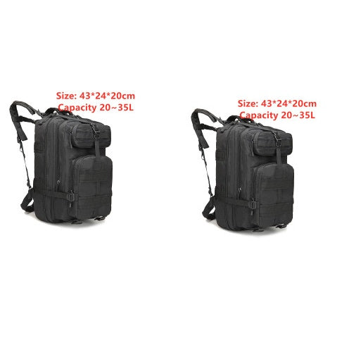 sports outdoor mountaineering travel double shoulder knapsack camping army camouflage pack tactical backpack 45l large 3p backpack