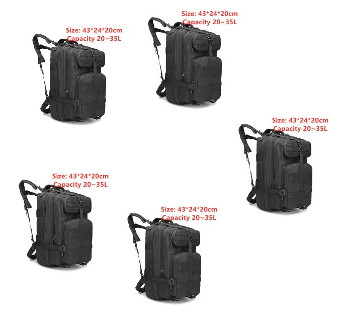 sports outdoor mountaineering travel double shoulder knapsack camping army camouflage pack tactical backpack 45l large 3p backpack