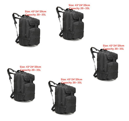 sports outdoor mountaineering travel double shoulder knapsack camping army camouflage pack tactical backpack 45l large 3p backpack