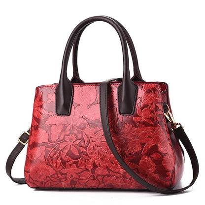 fashion embossed ladies handbag