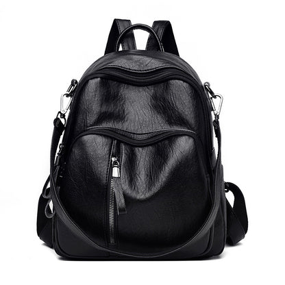 new handbag korean lady pu backpack fashion tide all match leisure travel backpack bag can be issued on behalf of the pu