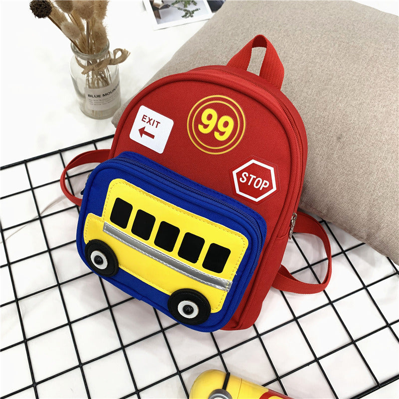 heopono durable nice little children school book bag small boys girls cartoon cute mini funny back to school backpack for kids