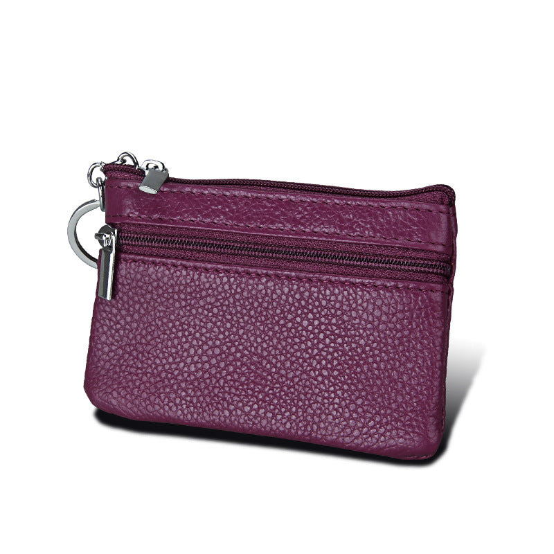 key case mini leather coin purse