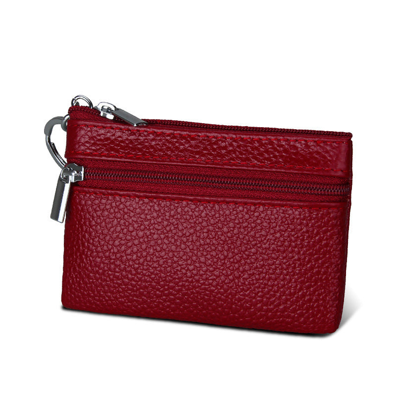 key case mini leather coin purse