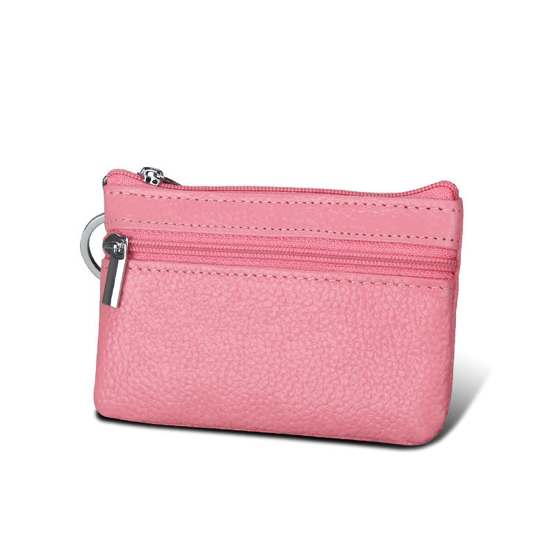 key case mini leather coin purse