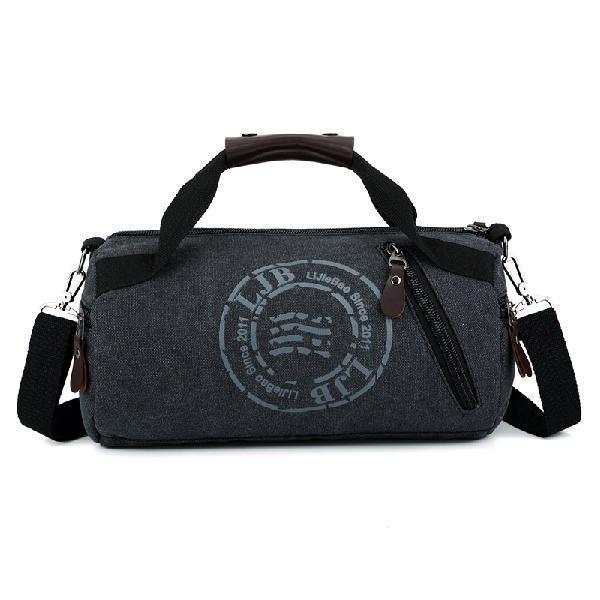 canvas large capacity male and female students portable travel shoulder bag luggage bag short distance travel bag sports gym bag