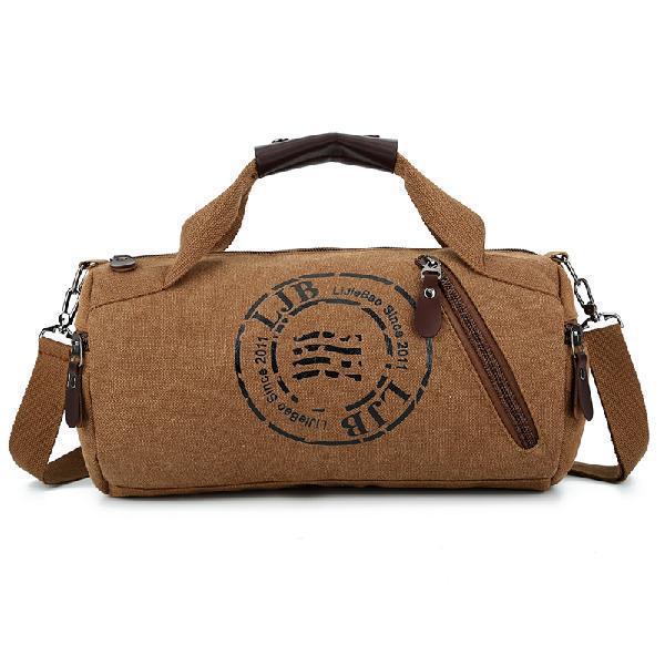 canvas large capacity male and female students portable travel shoulder bag luggage bag short distance travel bag sports gym bag