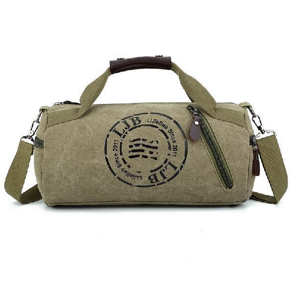 canvas large capacity male and female students portable travel shoulder bag luggage bag short distance travel bag sports gym bag