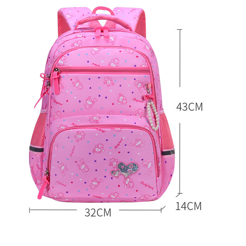 fashion cartoon cute princess style children backpack