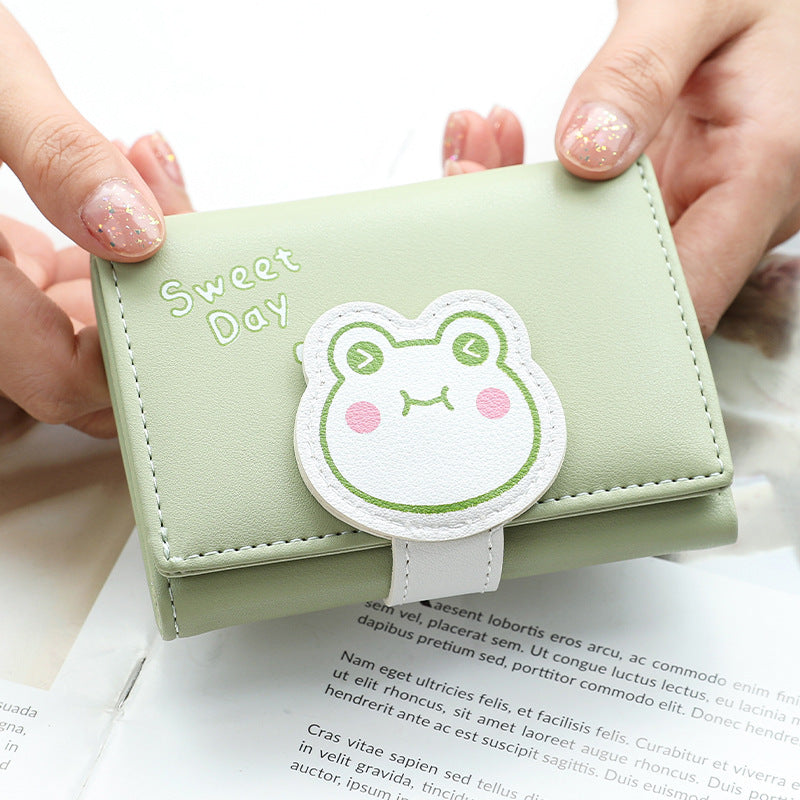 cute short cartoon coin purse for women