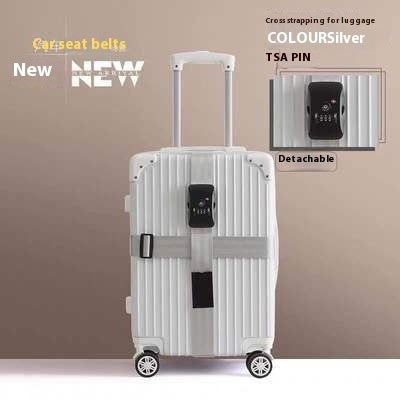 Password Lock Safety Belt Suitcase Band Trolley Case Packing Belt