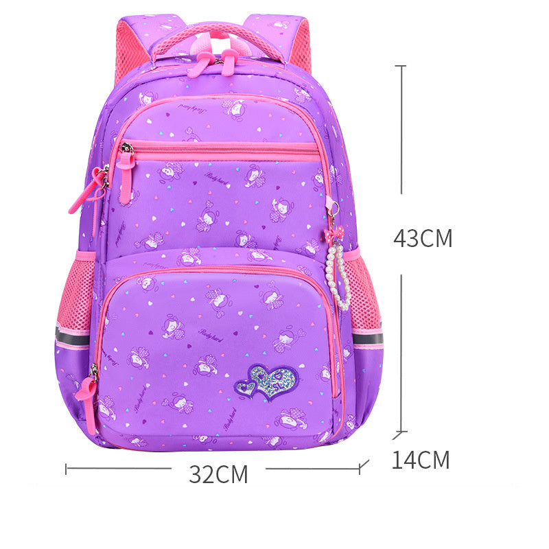 fashion cartoon cute princess style children backpack