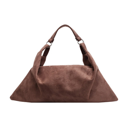Pu Fabric Portable Shoulder Bag Versatile Simple Messenger Bag