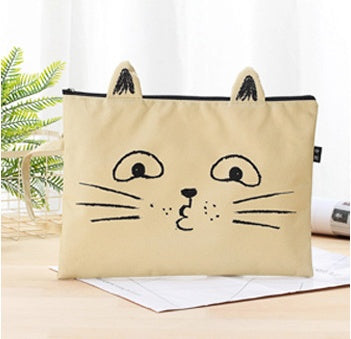 cat canvas tote