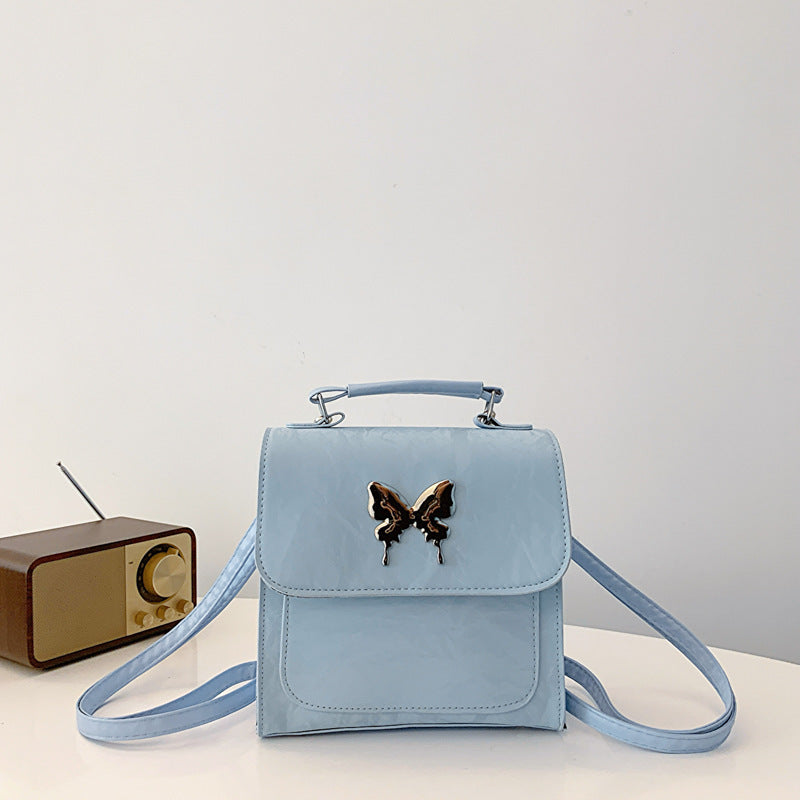 butterfly handbag shoulder casual small square bag
