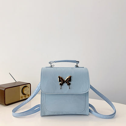 butterfly handbag shoulder casual small square bag