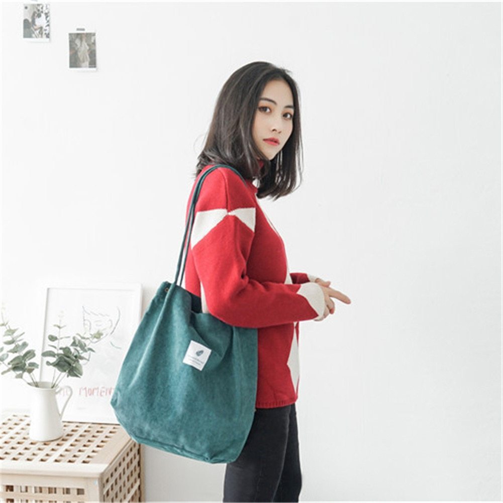 womens shopping bag large ladies canvas shoulder bags tote shopper eco reusable bag cotton cloth handbag for women