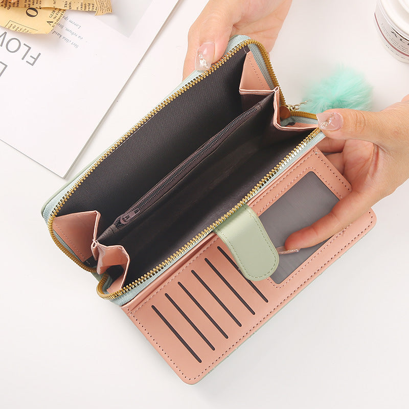 womens long niche design wallet