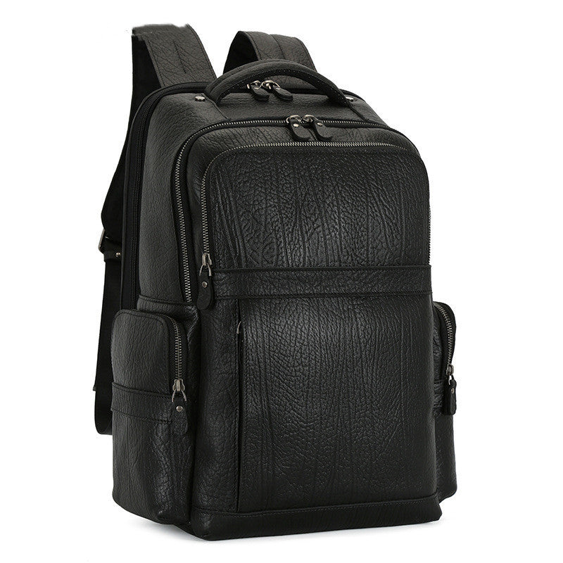 mens first layer cowhide 156 inch computer backpack