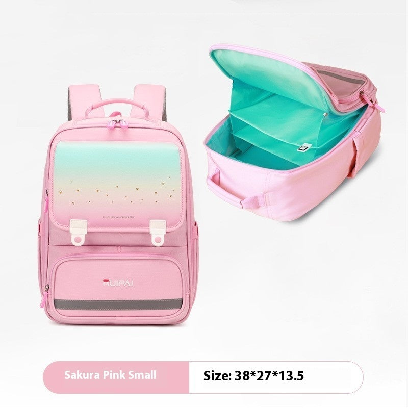 Primary School Student Schoolbag Burden Reduction Spine Protection