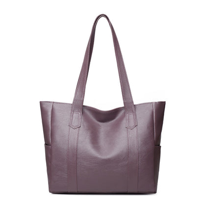 retro large capacity womens shoulder bag