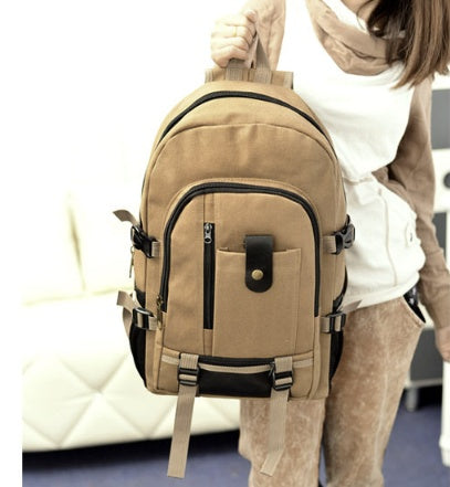 mens backpacks canvas backpack student bags