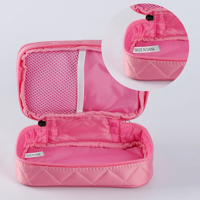 waterproof double cosmetic bag