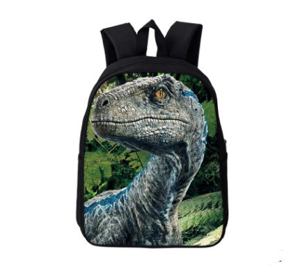 jurassic dinosaur hot backpack primary and secondary school students wear resistant burden reduction bag 3d printing a generation of factory direct sales