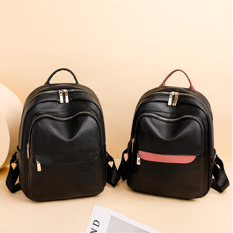 womens korean style retro commute leisure backpack