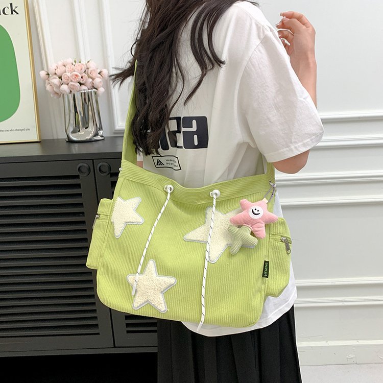 cute wild casual five pointed star crossbody bag