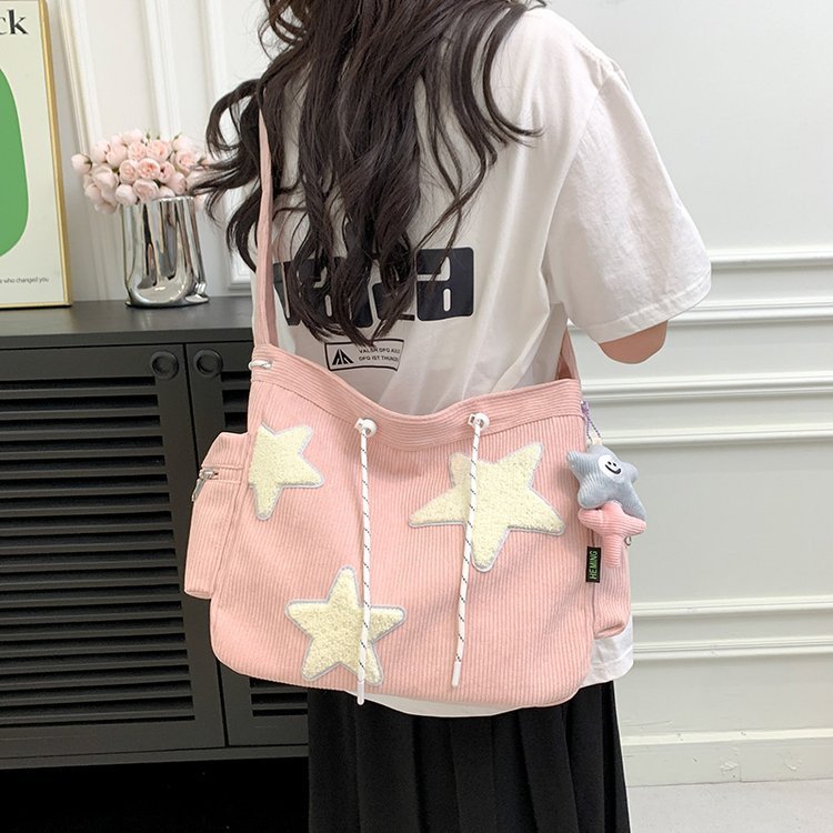 cute wild casual five pointed star crossbody bag