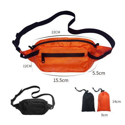 mountaineering outdoor thermal waist bag sports crossbody folding bag multifunctional large capacity