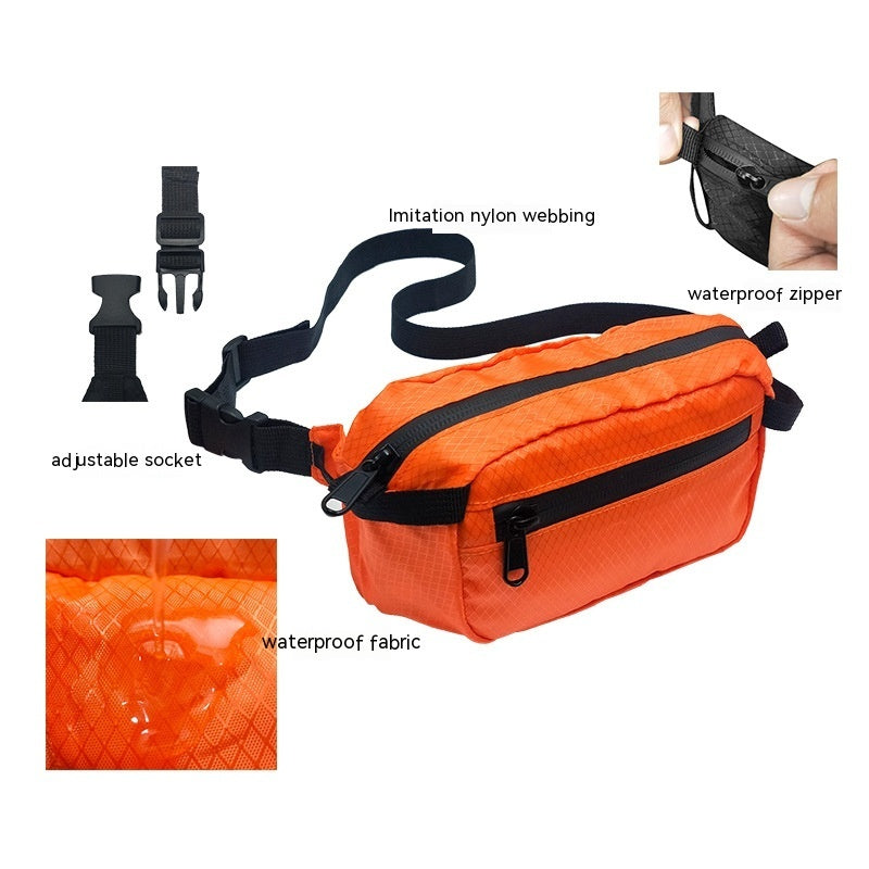 mountaineering outdoor thermal waist bag sports crossbody folding bag multifunctional large capacity