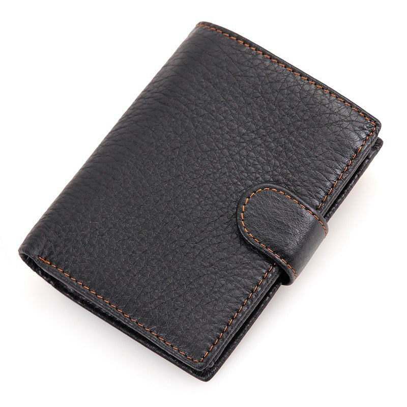 j m d leather wallet multi card leather mens wallet purse rfid scan 8129 anti foreign trade