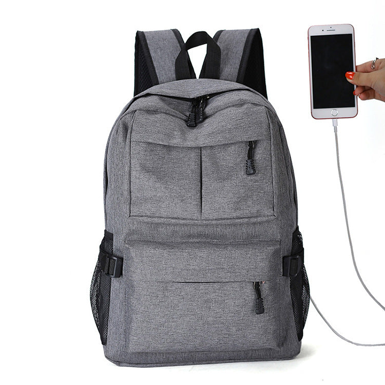 creative wear resistant computer shoulder bag usb waterproof shoulder bag travel bag student bag