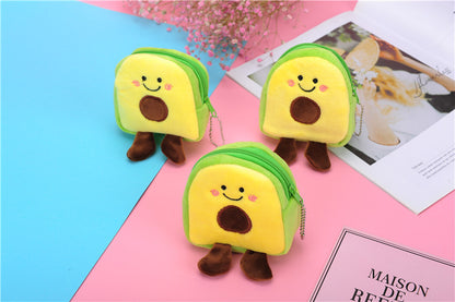 childrens new avocado fruit coin purse