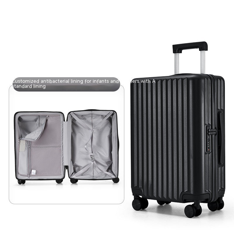 mens and womens fashion large capacity portable suitcase