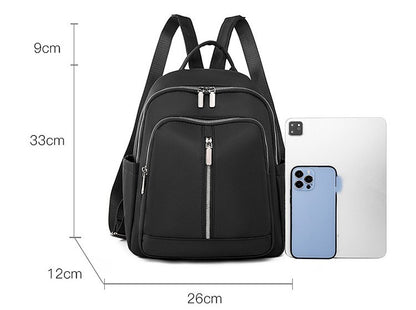 casual womens nylon backpack simple versatile large capacity