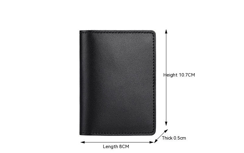 ultra thin cowhide card holder men and women