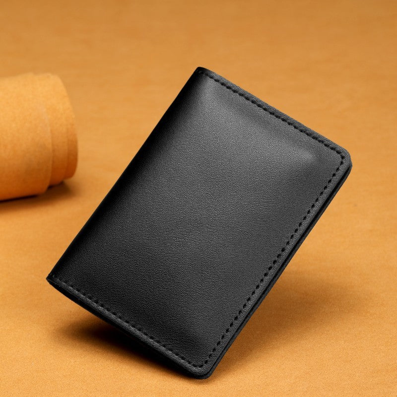 ultra thin cowhide card holder men and women