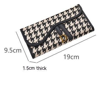 european and american retro wallet womens long large capacity