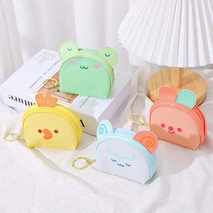 cartoon jelly color cute animal coin purse